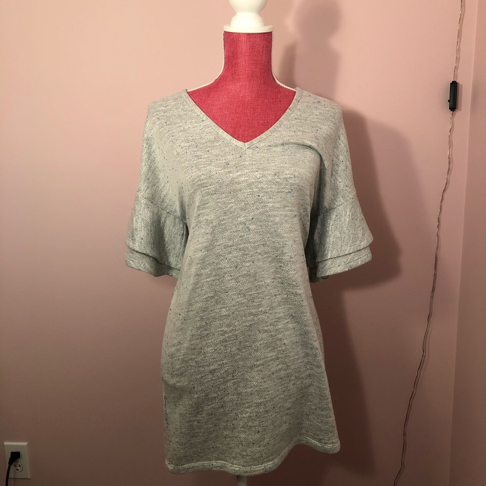 BCBGeneration Ruffle Sleeved Dress